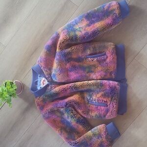 Appaman l Colorful Faux Fur Jacket l Size 8 l Girls l Spring